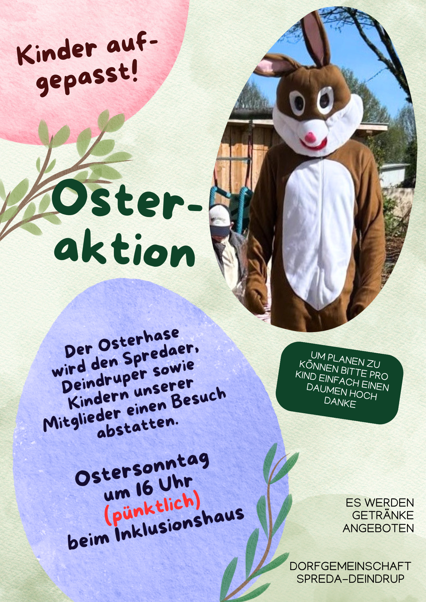 Osterhase in Deindrup