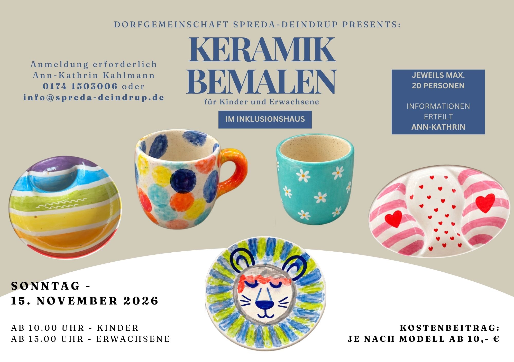 Keramik bemalen